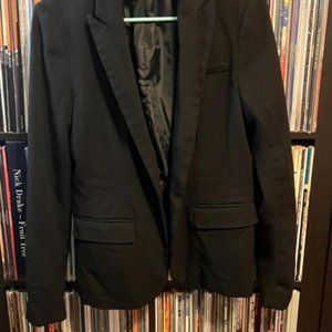 Black blazer with black lining